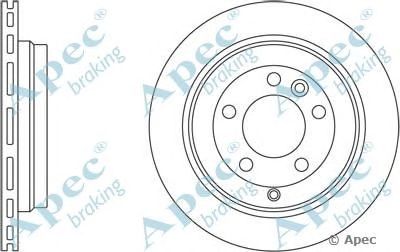APEC BRAKING dsk2428 -  Тормозной диск